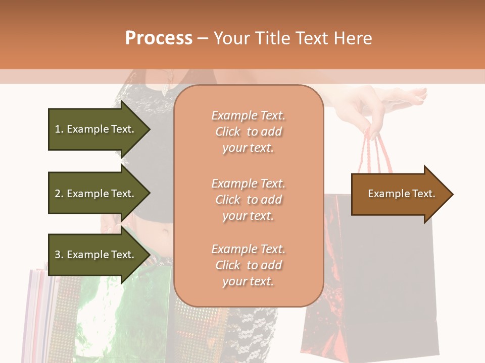 Lovely Allure Bust PowerPoint Template