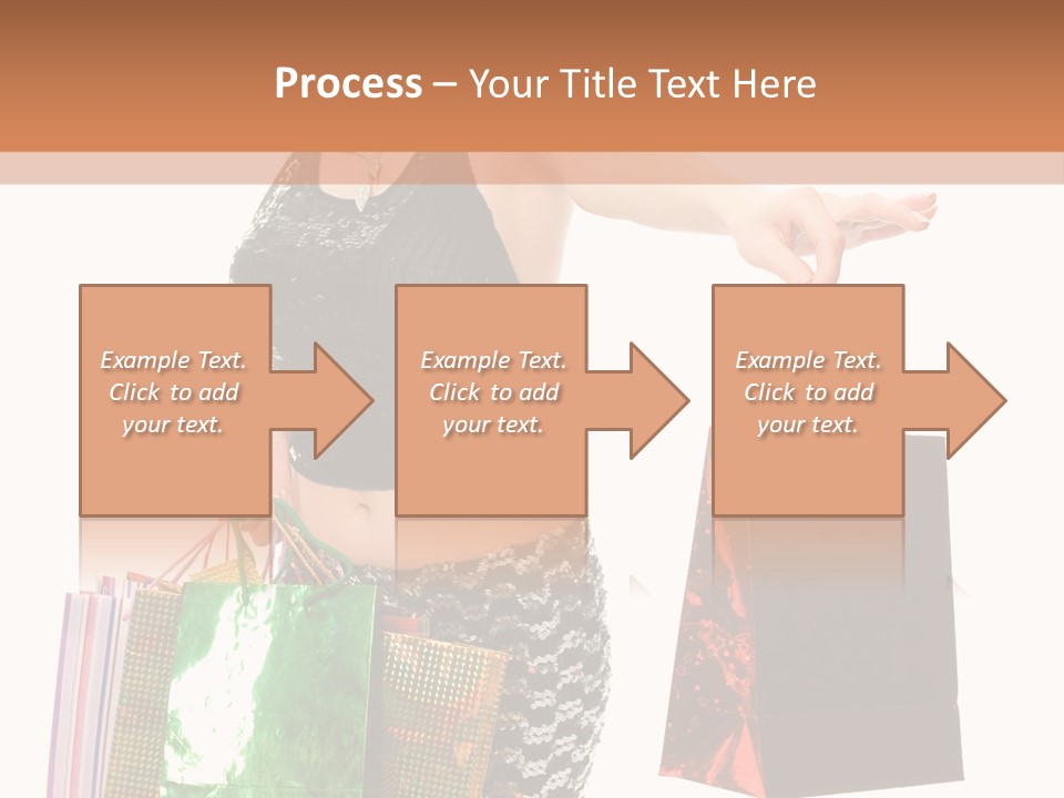 Lovely Allure Bust PowerPoint Template