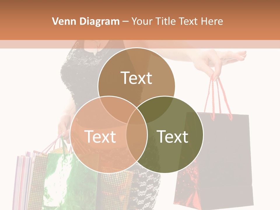 Lovely Allure Bust PowerPoint Template