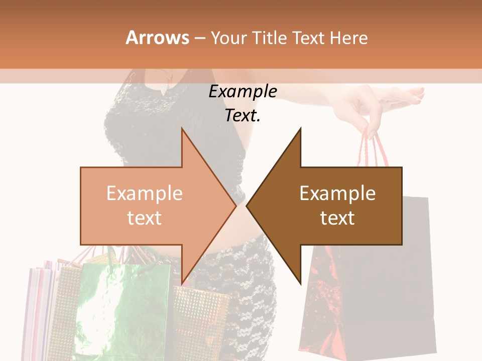 Lovely Allure Bust PowerPoint Template