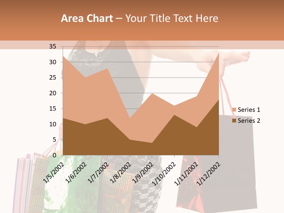 Lovely Allure Bust PowerPoint Template