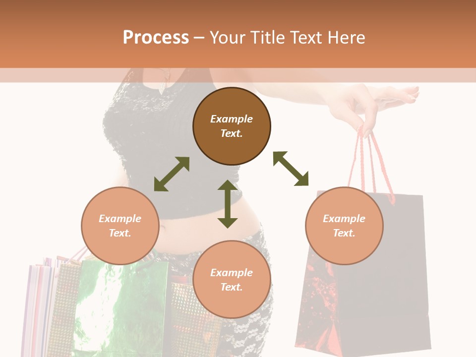 Lovely Allure Bust PowerPoint Template