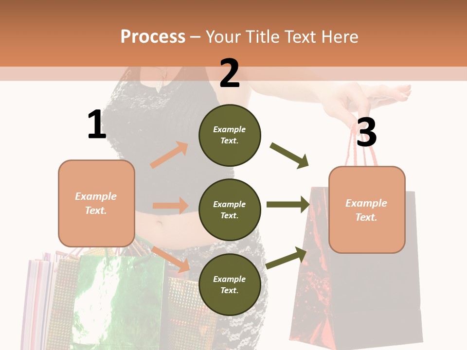 Lovely Allure Bust PowerPoint Template