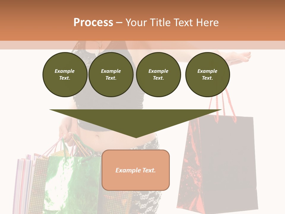 Lovely Allure Bust PowerPoint Template