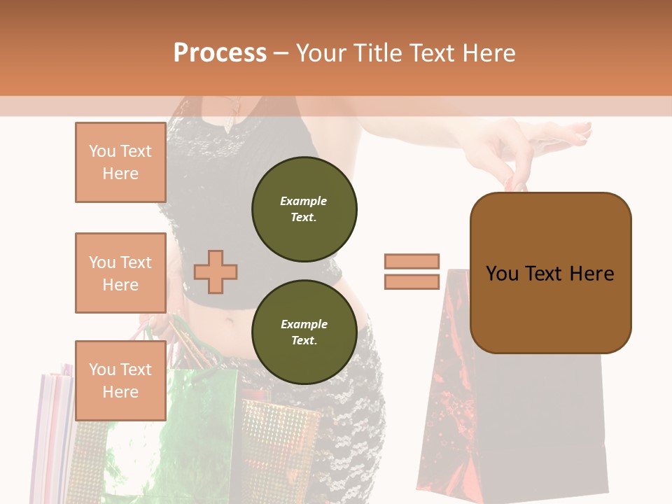 Lovely Allure Bust PowerPoint Template