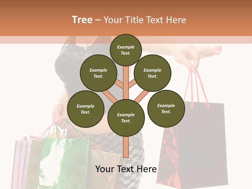 Lovely Allure Bust PowerPoint Template