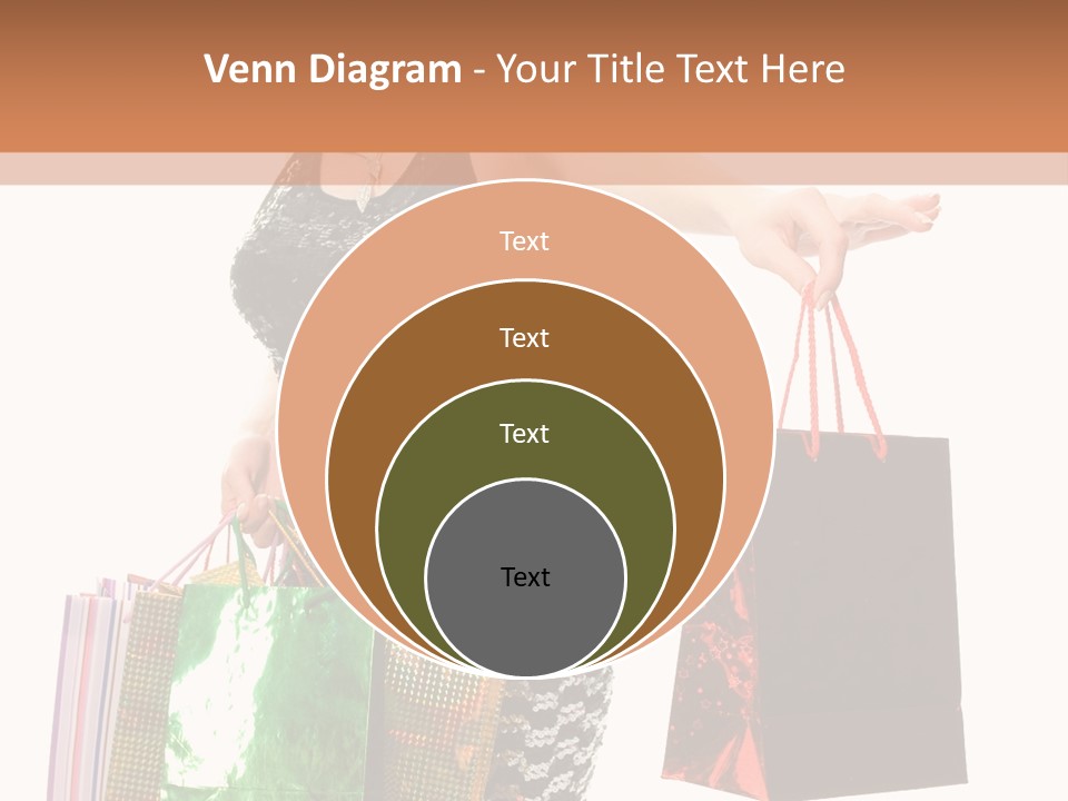 Lovely Allure Bust PowerPoint Template