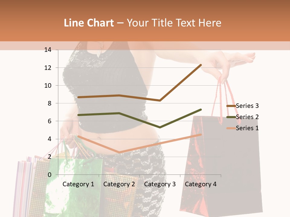 Lovely Allure Bust PowerPoint Template