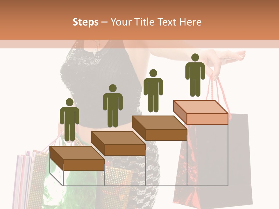 Lovely Allure Bust PowerPoint Template