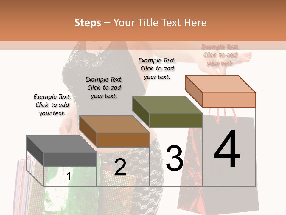 Lovely Allure Bust PowerPoint Template