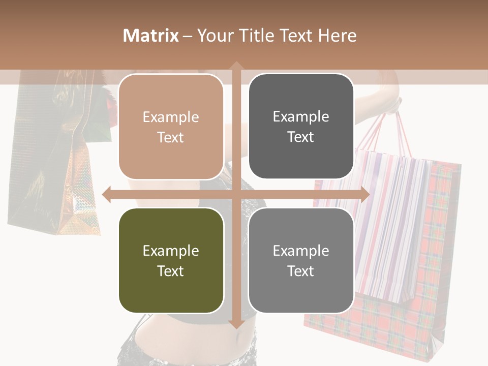 Wear Parcel Bag PowerPoint Template