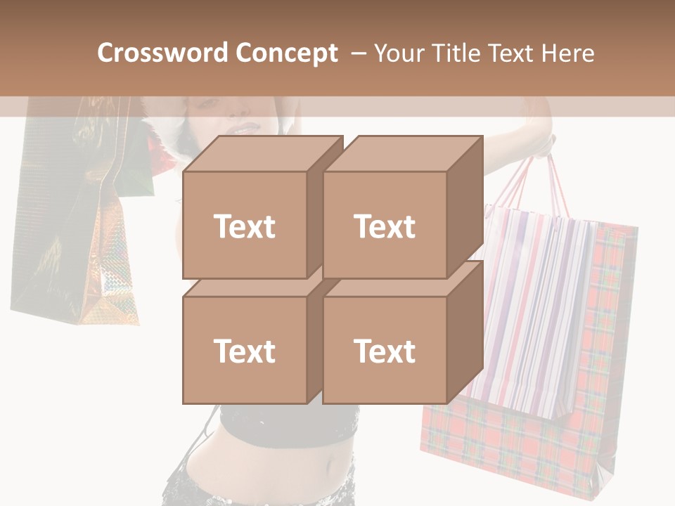 Wear Parcel Bag PowerPoint Template