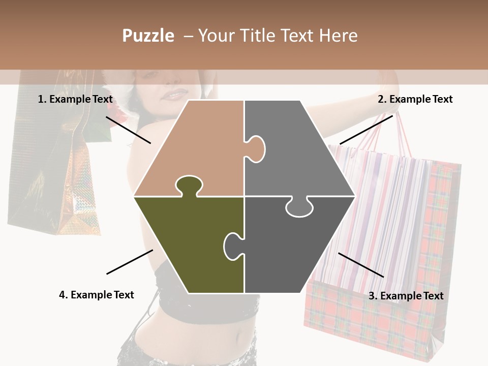 Wear Parcel Bag PowerPoint Template