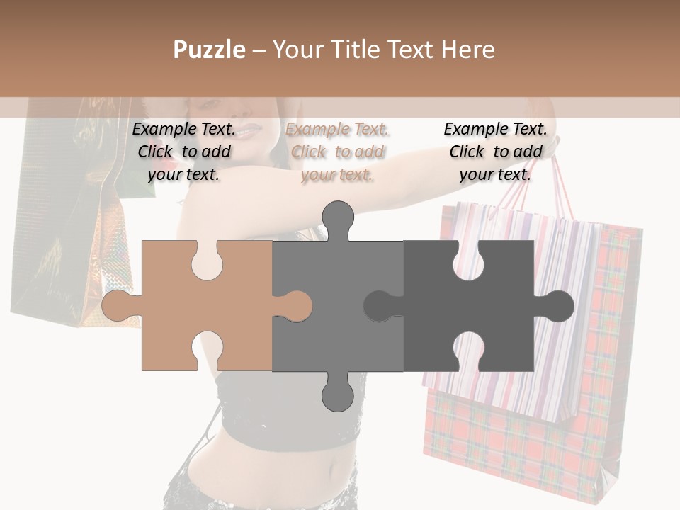 Wear Parcel Bag PowerPoint Template