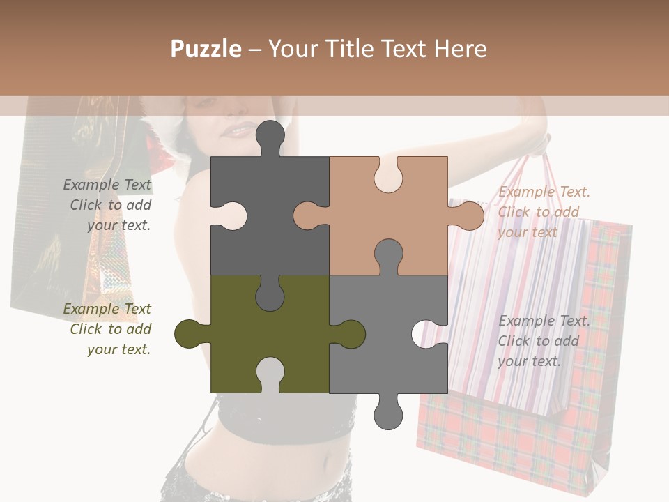 Wear Parcel Bag PowerPoint Template