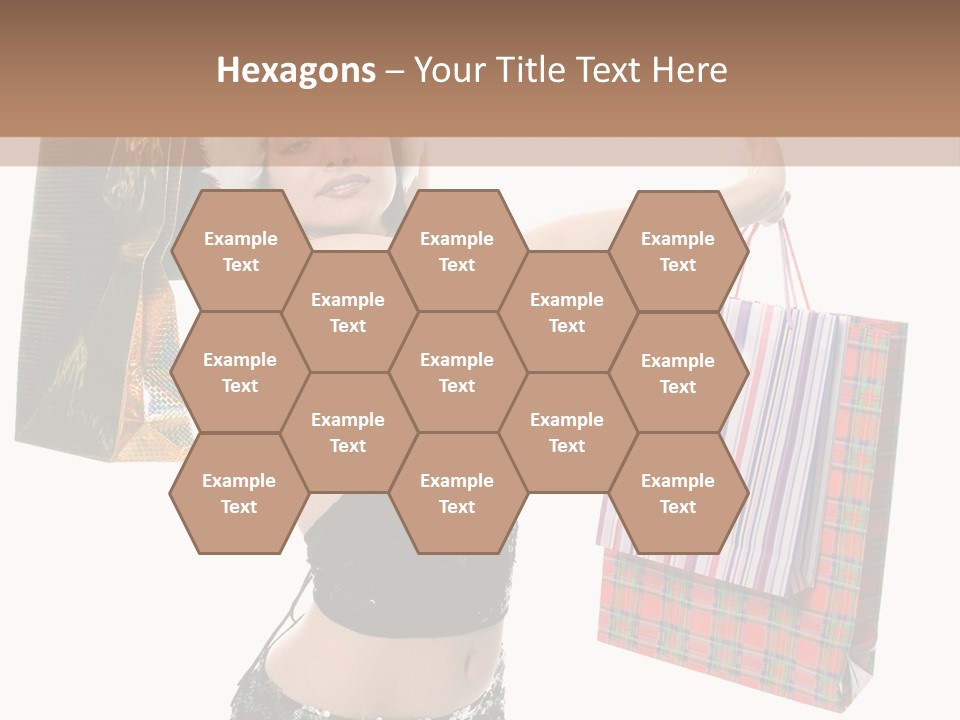 Wear Parcel Bag PowerPoint Template