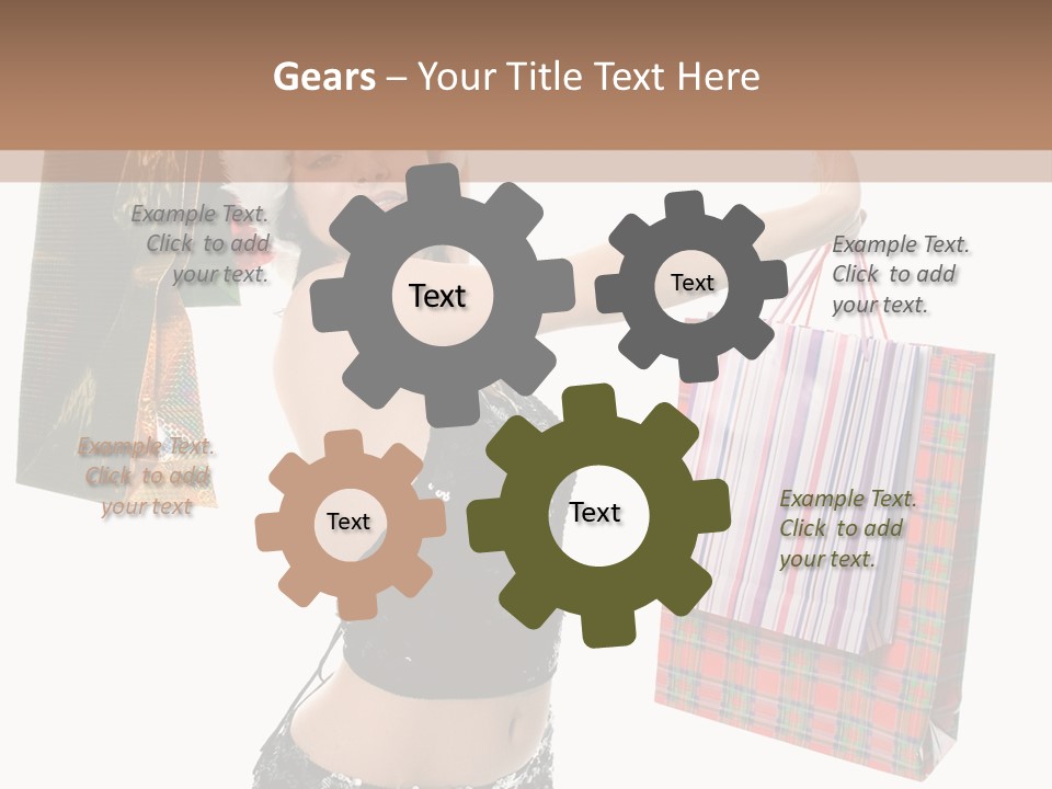 Wear Parcel Bag PowerPoint Template