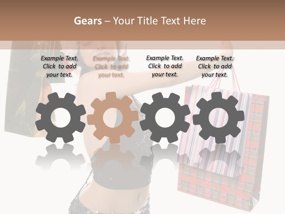 Wear Parcel Bag PowerPoint Template