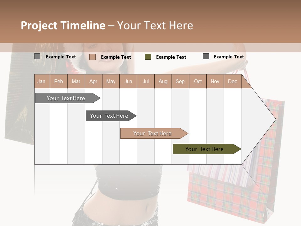 Wear Parcel Bag PowerPoint Template