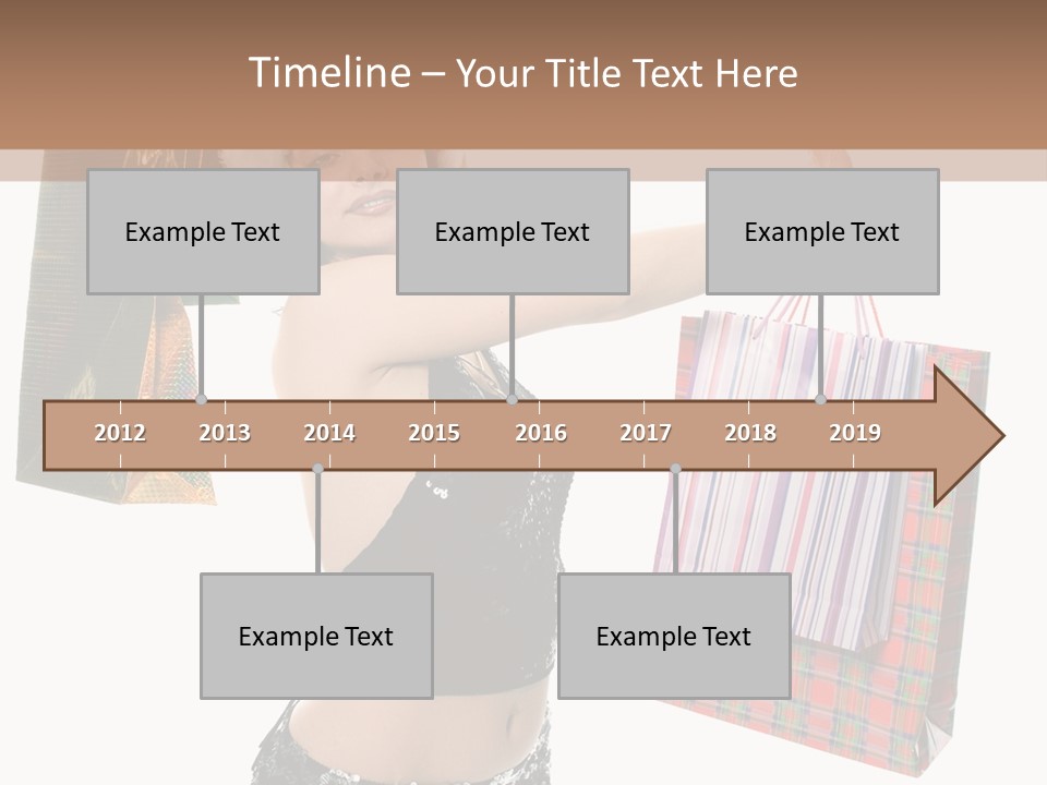 Wear Parcel Bag PowerPoint Template