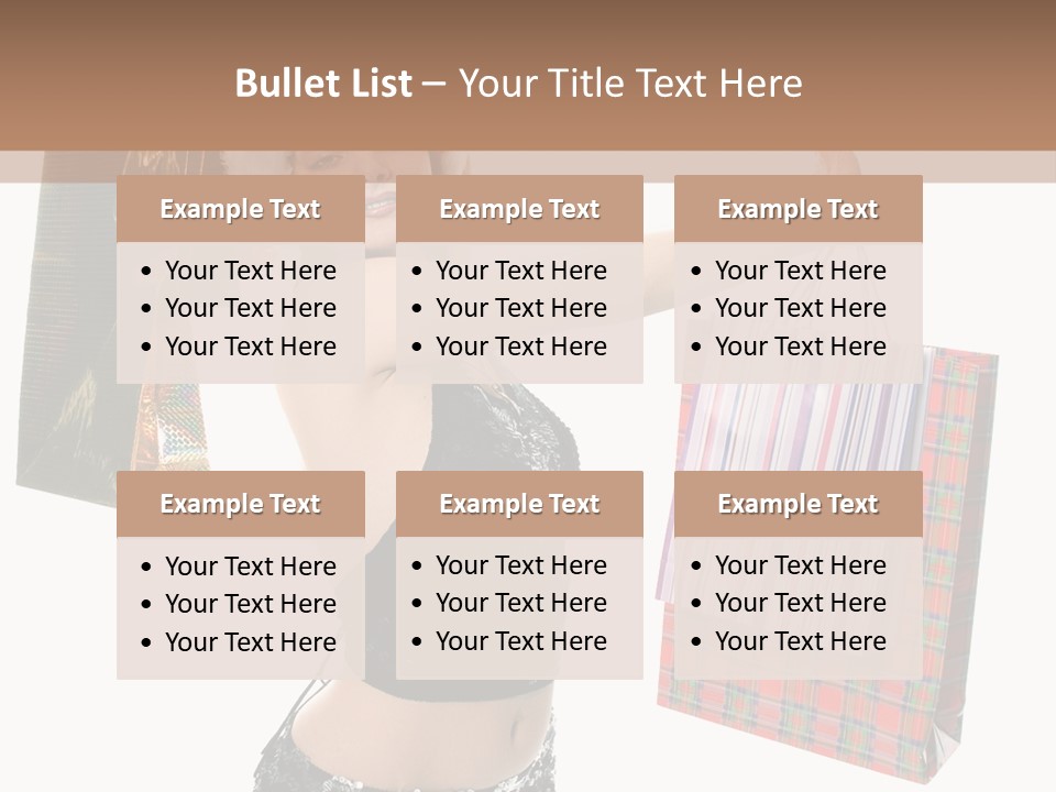 Wear Parcel Bag PowerPoint Template