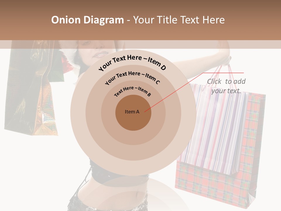 Wear Parcel Bag PowerPoint Template