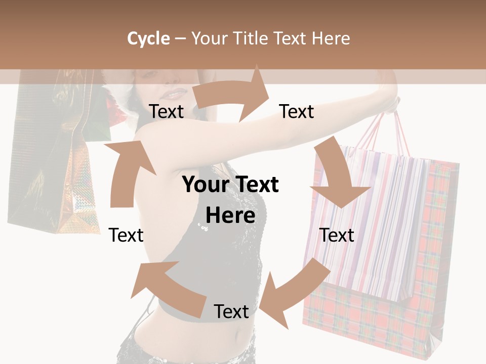 Wear Parcel Bag PowerPoint Template