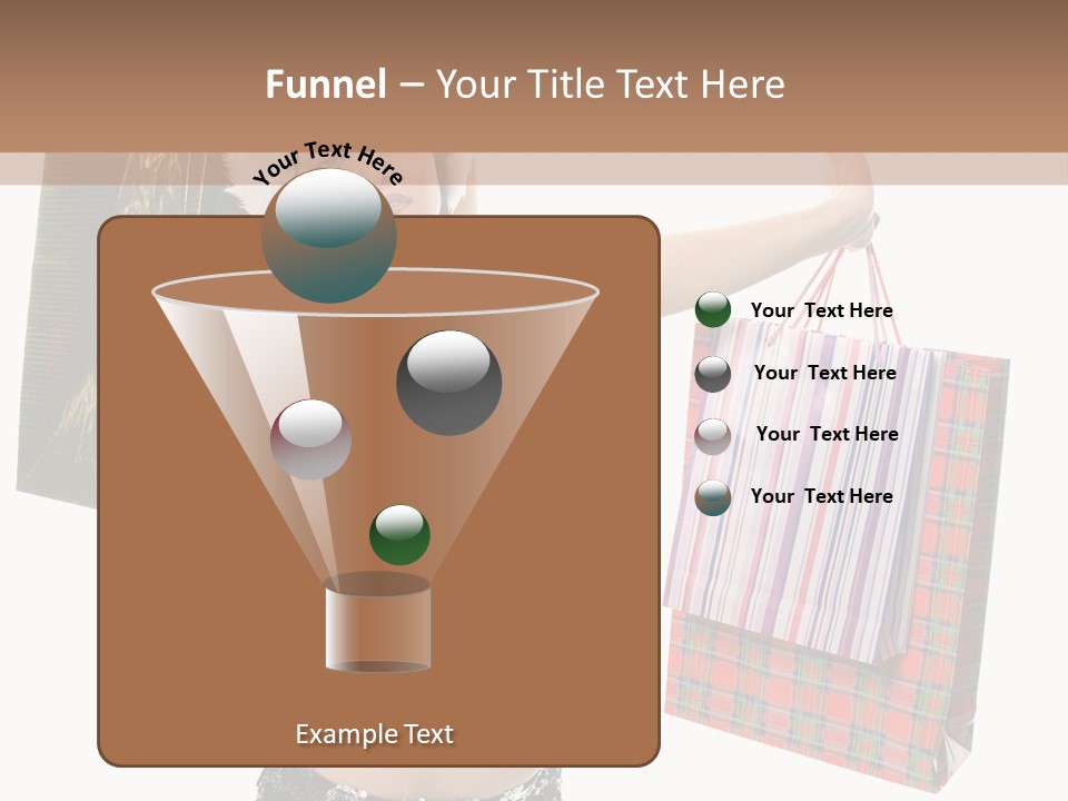 Wear Parcel Bag PowerPoint Template