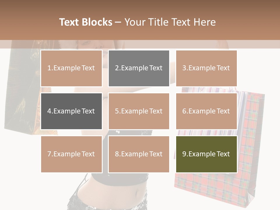 Wear Parcel Bag PowerPoint Template