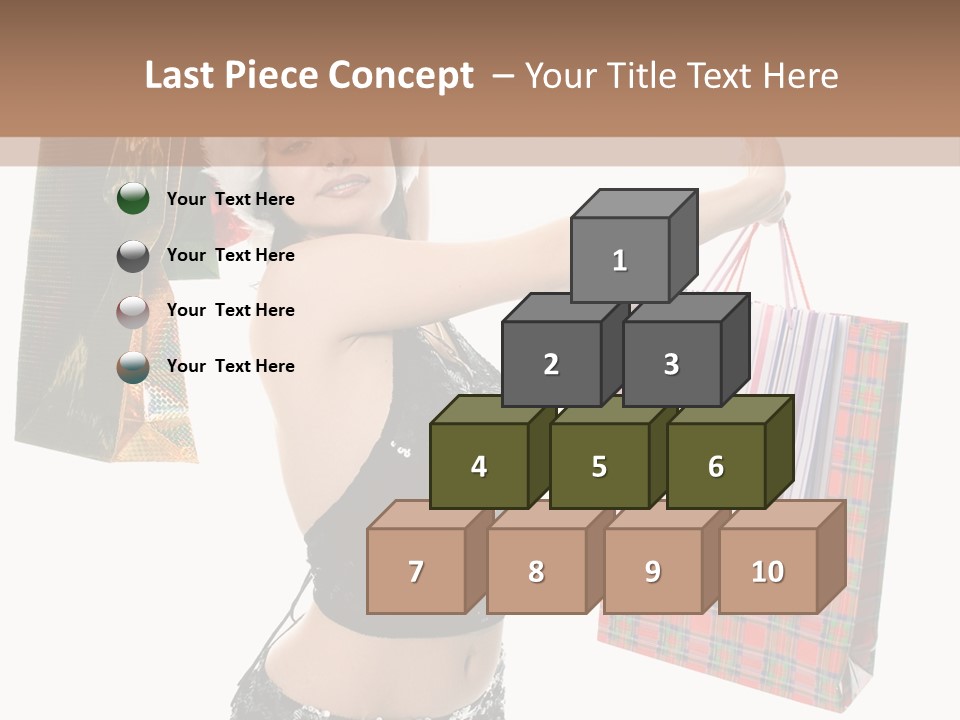 Wear Parcel Bag PowerPoint Template