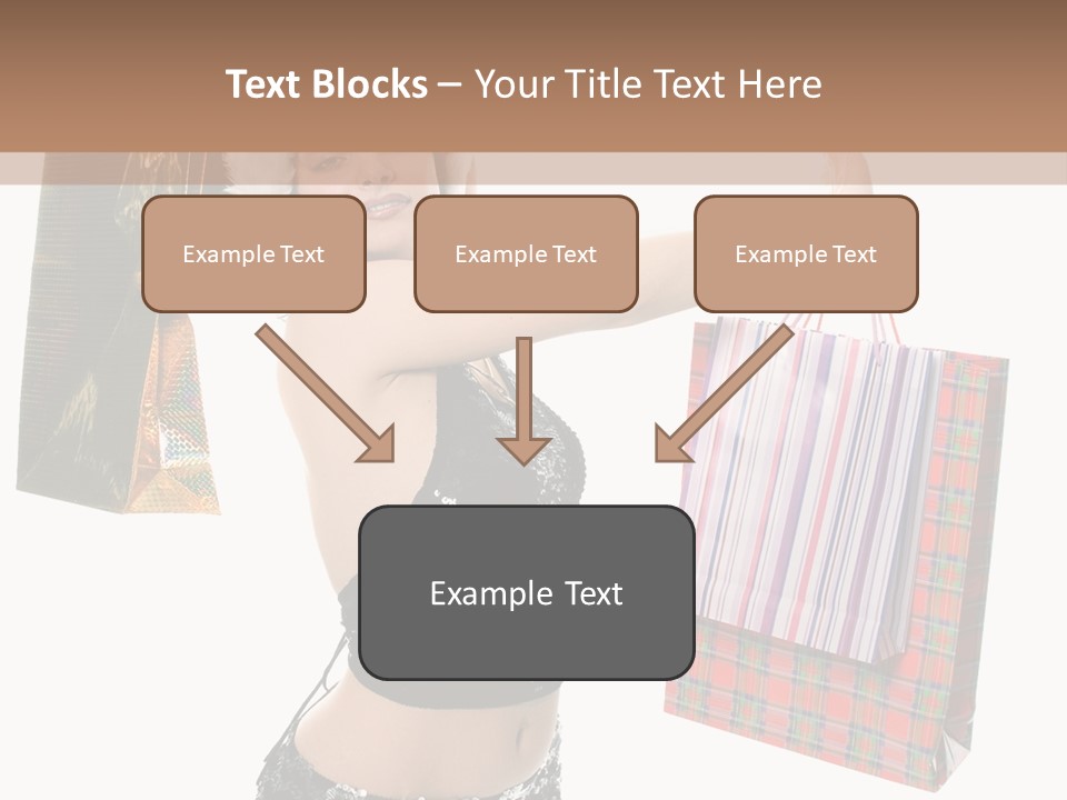 Wear Parcel Bag PowerPoint Template