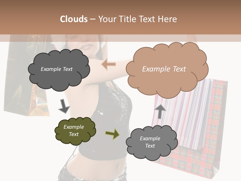 Wear Parcel Bag PowerPoint Template