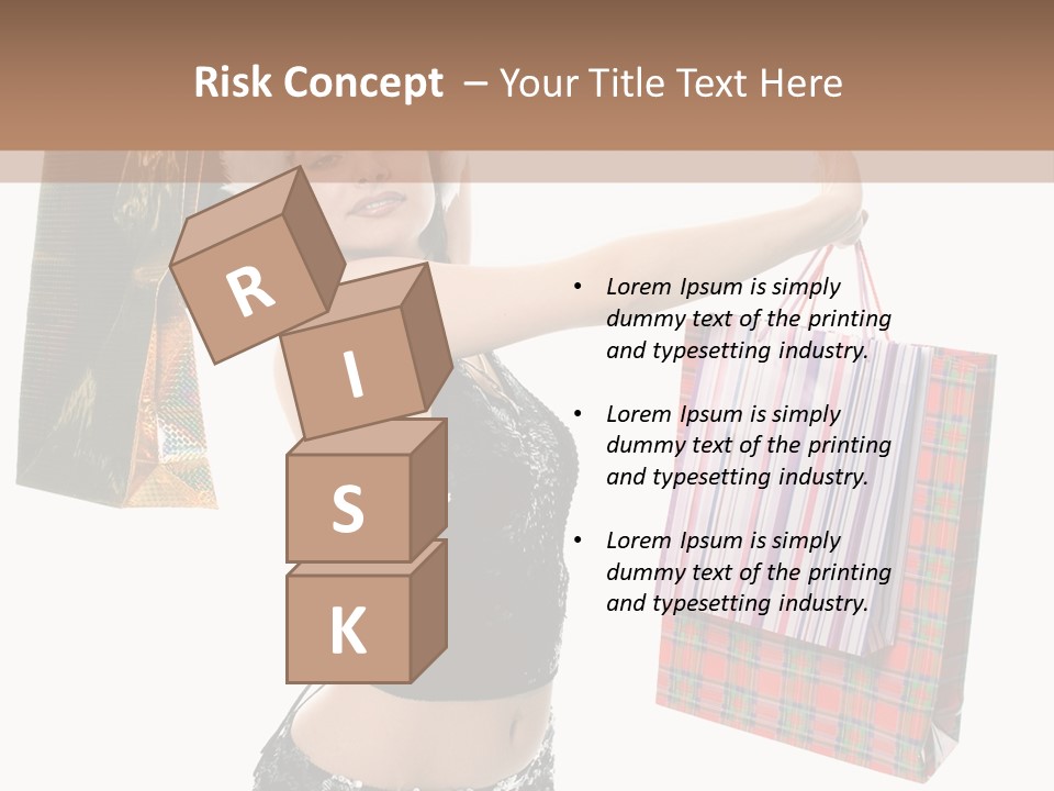 Wear Parcel Bag PowerPoint Template