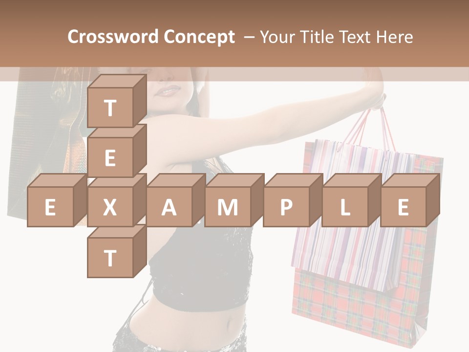 Wear Parcel Bag PowerPoint Template