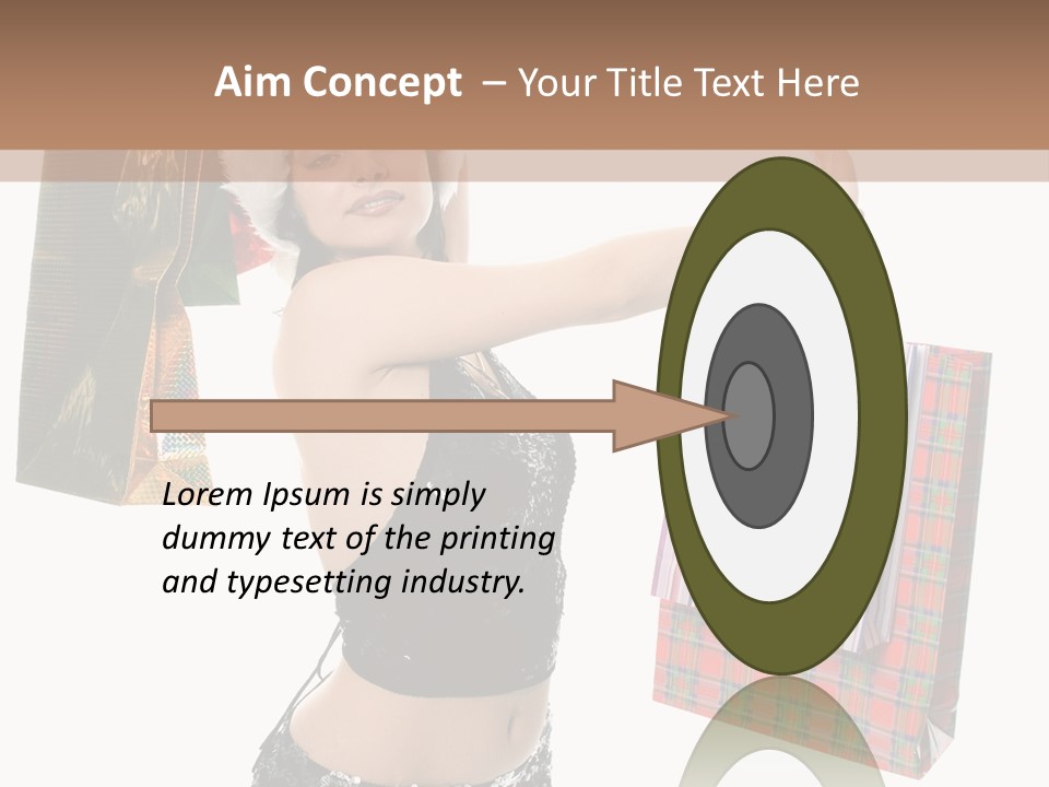 Wear Parcel Bag PowerPoint Template