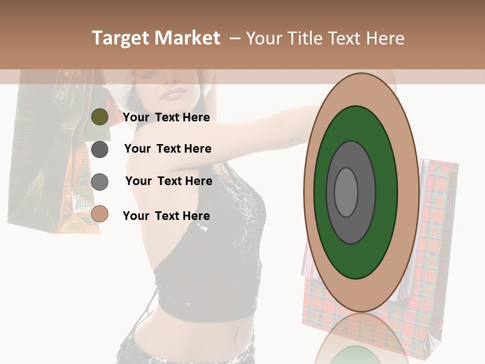 Wear Parcel Bag PowerPoint Template