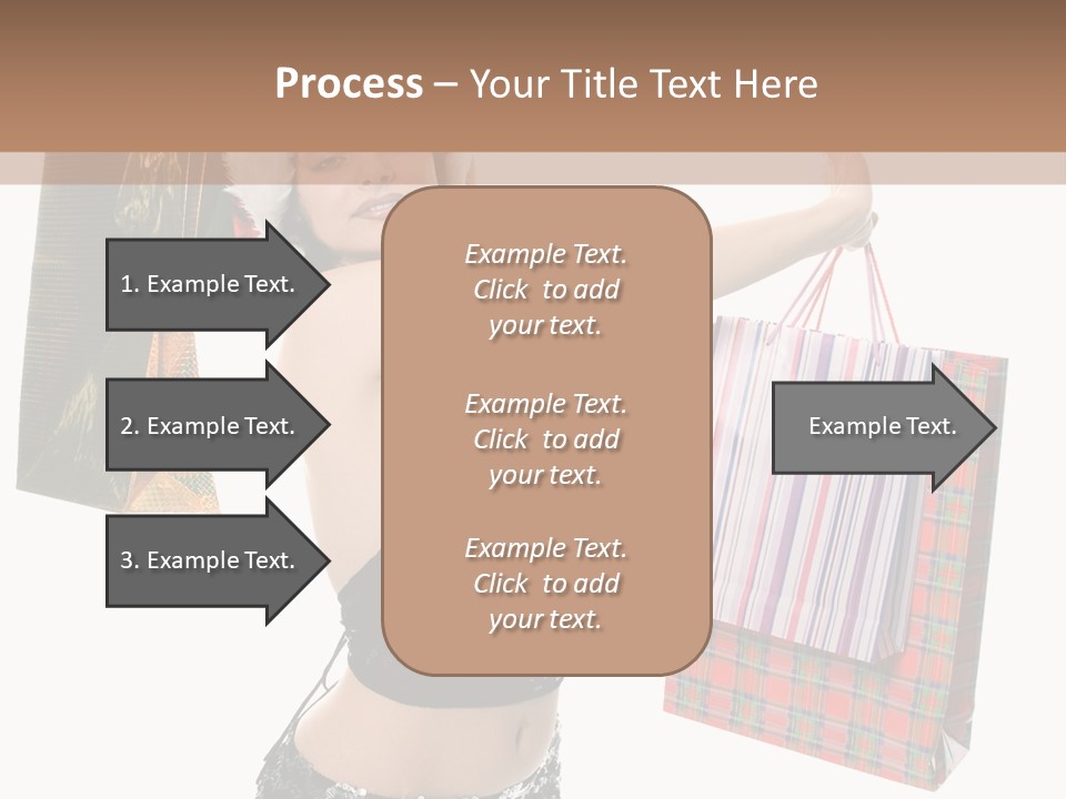Wear Parcel Bag PowerPoint Template
