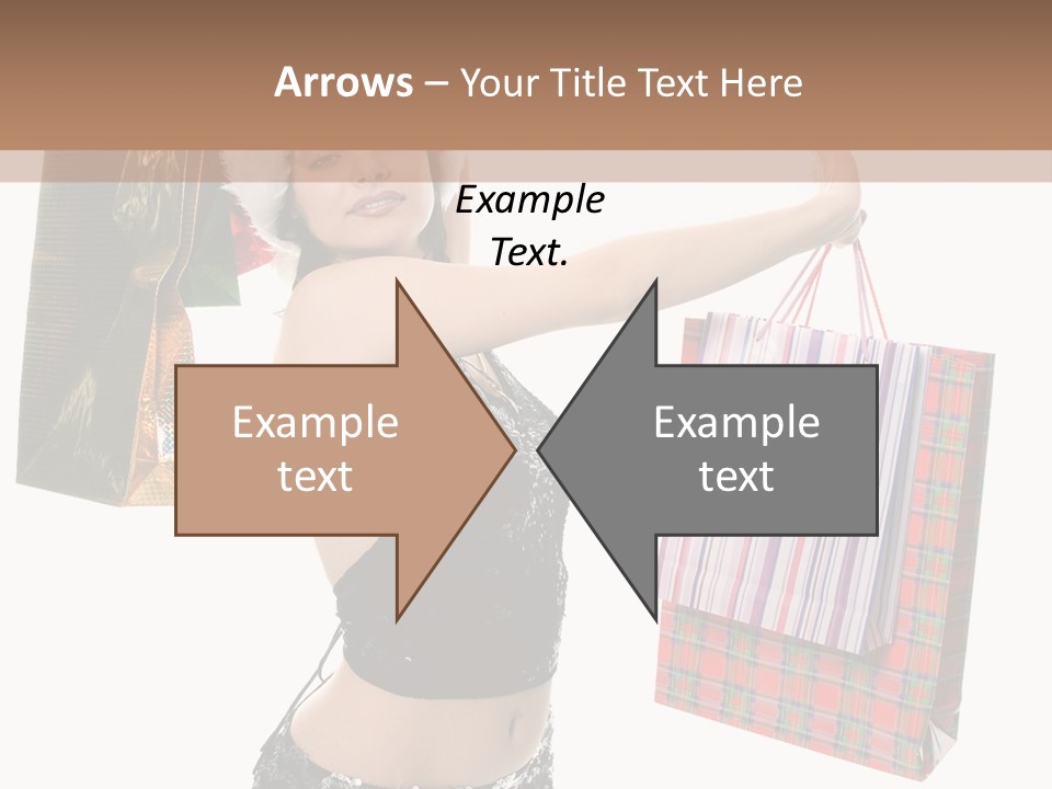 Wear Parcel Bag PowerPoint Template