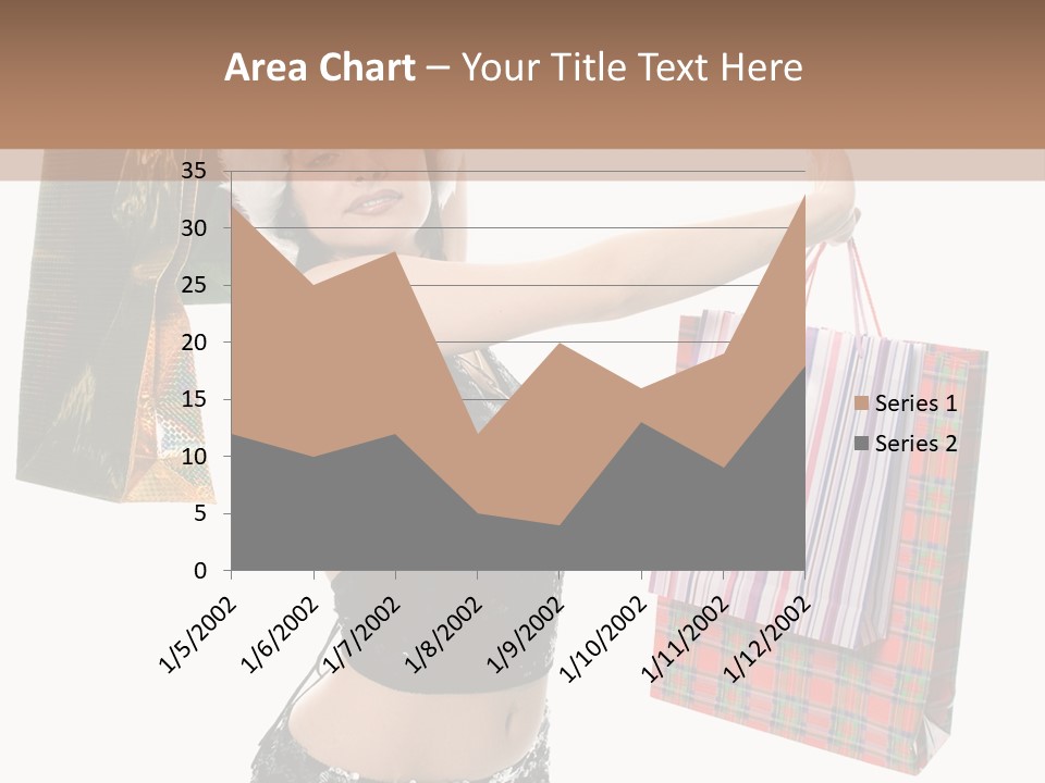 Wear Parcel Bag PowerPoint Template