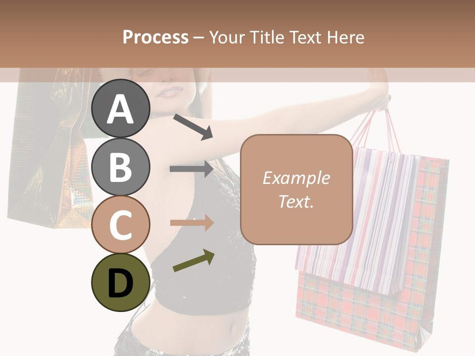 Wear Parcel Bag PowerPoint Template