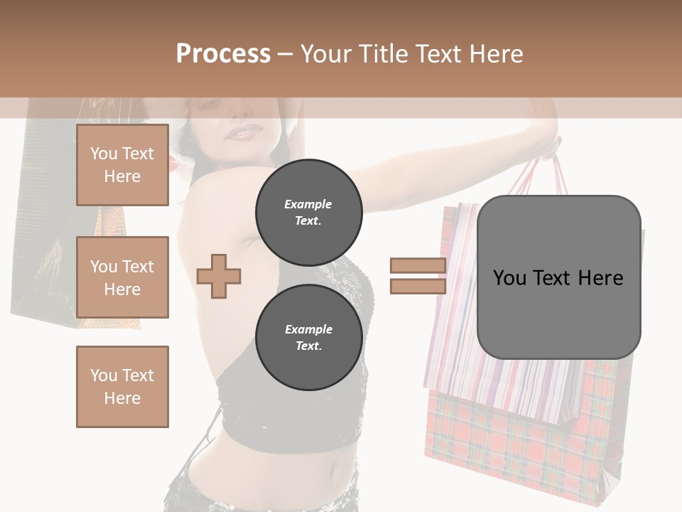 Wear Parcel Bag PowerPoint Template