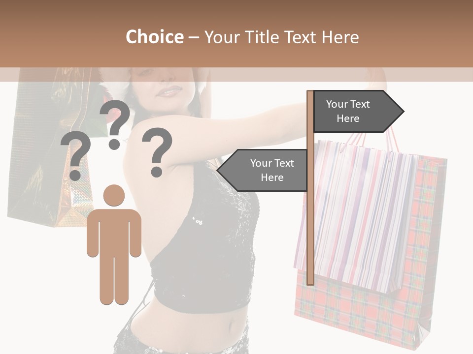 Wear Parcel Bag PowerPoint Template