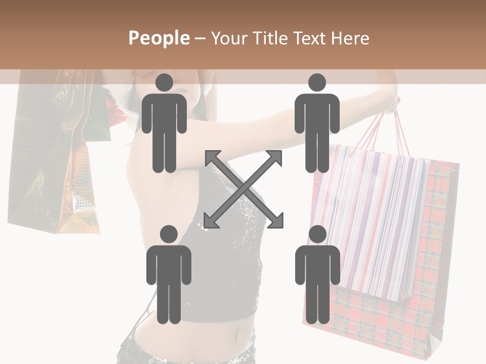 Wear Parcel Bag PowerPoint Template