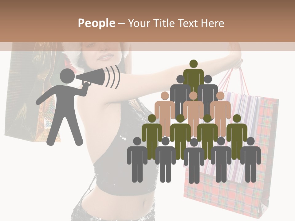 Wear Parcel Bag PowerPoint Template