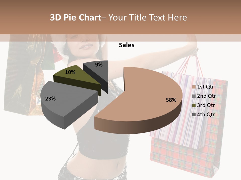 Wear Parcel Bag PowerPoint Template