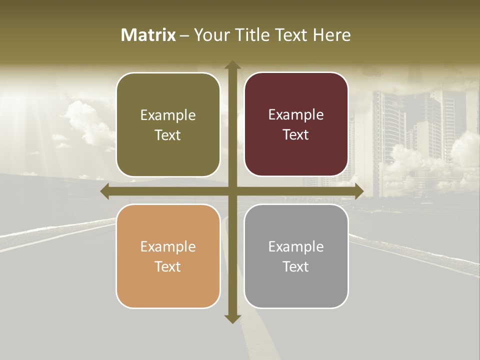 Moving Cloud Sun PowerPoint Template