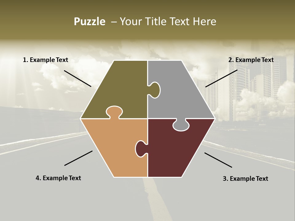 Moving Cloud Sun PowerPoint Template