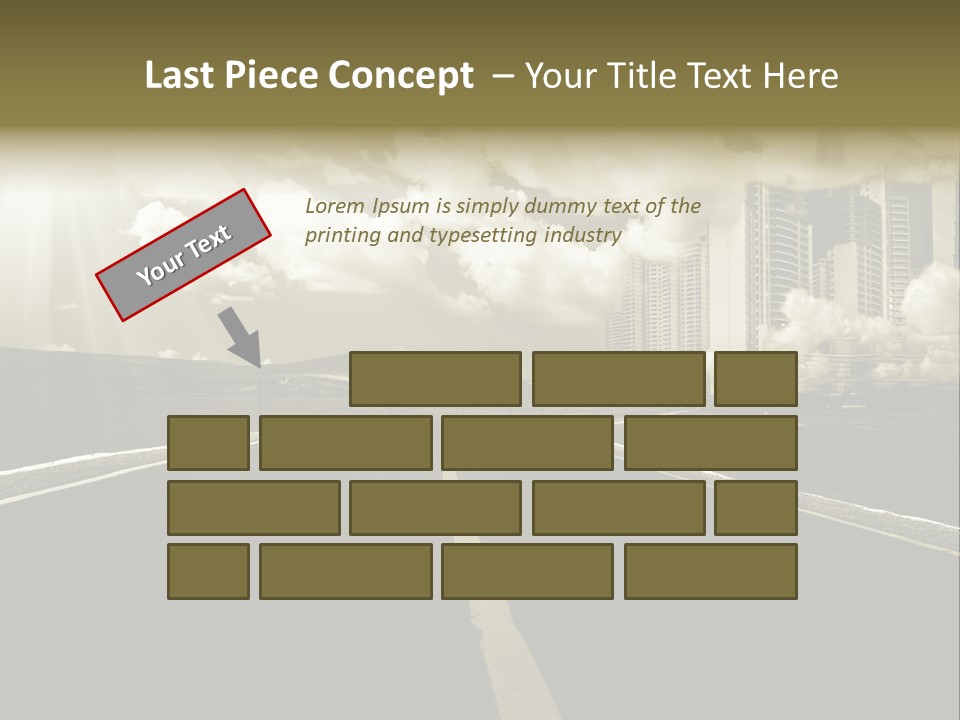 Moving Cloud Sun PowerPoint Template