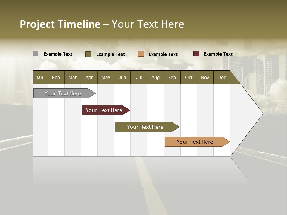 Moving Cloud Sun PowerPoint Template