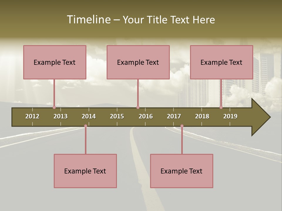 Moving Cloud Sun PowerPoint Template